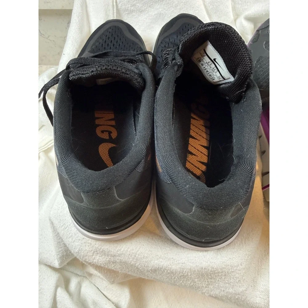 2 Pair!  LaNike‎ Flex Experience Run Womens Shoes Black Rose Gold Size 9.5